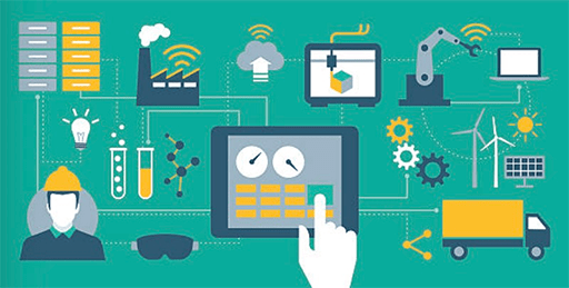 Internet of things concepts and tablet with human machine interface